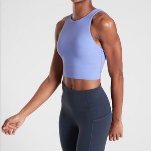 Periwinkle Athleta Conscious Crop